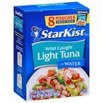 StarKist ~ Chunk Light Tuna in Water ~ 2.6oz Pouches ~ Box of 8