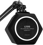 LZSIG Professional Microphone Isolation Ball with 2-Layered Pop Filter for Mic, Reflection Filter for Recording Studios, High Density Foam Great Noise Cancellation for singing,podcasts,live stream