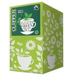 Clipper Organic Pure Green Tea Bags | 250 Individually Wrapped Teabags | Bulk Buy for Home, Catering & Parties | Eco-Conscious, Fair Trade Tea | Natural, Unbleached, Plant-Based & Biodegradable Bags