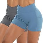 Workout Shorts for Women 2 Pcs Pack