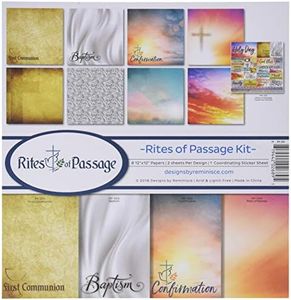 Reminisce RP-200 Rites of Passage Scrapbook Collection Kit, Craft Kits, Multi Color Palette
