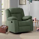 Sleepyhead RX7 - Rocking & Revolving Single Seater Fabric Recliner (Irish Green)