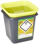 Frontier 41005430 Medical Sharps Disposal Bin/Box, 4 L