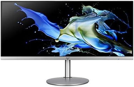 Acer CB342CKC - Écran PC 34" QHD UltraWide, 75Hz (3440x1440, 21:9, AMD Radeon FreeSync, 1ms VRB, 400 Nits, Comfyview, Télécommande, 2xHDMI 2.0/DP 1.4/USBC 65W) Moniteur PC, Couleur Noir/Argent