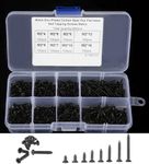 DIGISHUO 800Pcs M2 Kit Assorted Carbon-Steel Phillips Flat Head Self-Tapping Wood Screws | M2 Series 4mm~16mm Length |Assortment Kit for Wood,Plastic and Soft Metal,Black Carbon Steel