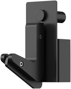 Sportsroyals J Hooks for 2" x 2" Power Rack with 1" Hole, Rubber Pad J-Hook for Power Cage, Bottom Reinforced Steel J Cups for Squat Rack, Heavy Duty Barbell Holder, Black, (Cable Accessories)