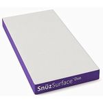 Snüz Surface Duo Dual Sided Cot Mattress, 3D Waterproof Breathable Firm Foam Topped Pocket Sprung, for Children & Toddlers, with Washable Cover for Better Sleep, UK Cot Size, 60x120cm (White, M021DC)