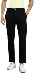 Tommy Hilfiger Black Cotton Trouser (S23HMND111) 30