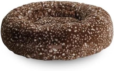 UnHide Floof Pet Bed - XL (40"x14") - Extra Soft Dog Bed - Removable Faux Fur Cover - Machine Washable - Helps Ease Pet Anxiety & Provides The Perfect Sleep - Deer
