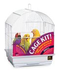 Prevue Pet Products 91102 Round Roof Bird Cage Kit