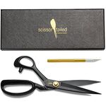 Professional Tailor Scissors 8 inch for Cutting Fabric Heavy Duty Scissors for Leather Cutting Industrial Sharp Sewing Shears for Home Office Artists Dressmakers