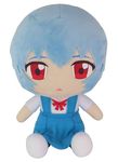 Great Eastern Entertainment Evangelion New Movie - Rei Ayanami Uniform Sitting Plush 12" H