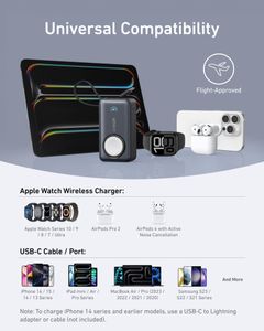 Anker MagGo 10000mAh Power Bank – Portable Magnetic Charger