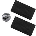 cobee Car Dashboard Non Slip Mats, 2PCS Extra Large Size Self Adhesive Car Dashboard Pad Anti Slip Pad for Car Dashboard Universal Anti Slip Car Dash Sticky Mat 10.6" x 5.9"(Leather Grain)