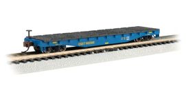 N Gauge – Freight Trolley 52 Inch Steel Flatcar CSX Transportation