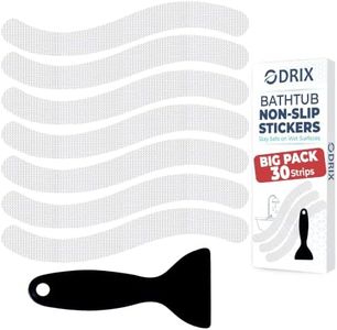Anti-Slip Shower Stickers, Non-Slip Bathtub Appliques, Tub & Bath Strips