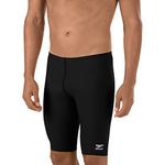 Speedo Boy's Jammer Endurance+ Solid USA Youth Swimsuit Separates - Speedo Black, Size 22