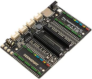 XICOOLEE Dual GPIO Expander for Raspberry Pi Pico, Two Sets of External Expansion 2x20PIN,Four HY-2.0-4P Headers,Full-Color RGB, Onboard Micro SD Card Slot, for Connecting More Expansion Modules