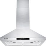CIARRA Range Hood 30 inch 760m3/h Ductless Stove Hood Vent for Kitchen in Stainless Steel, Ducted and Ductless Convertible