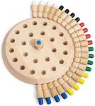 WireScorts Wooden Memory Match Stick Chess Game, BLOWEST Colorful Memory Chess, Funny Block Board Game, Early Educational Toy, Brain Training Games for Kids