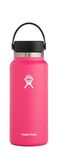 Hydro Flask Water Bottle - Stainless Steel & Vacuum Insulated - Wide Mouth 2.0 with Leak Proof Flex Cap - 32 oz, Watermelon