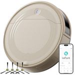 Lefant M310 Robot Vacuum Cleaner Champagne, 4500Pa Strong Suction, 7.9cm Thin 28cm DIA, Automatic Self-Charging Small Robotic Vacuum, Wi-Fi/App/Alexa Control, Ideal for Pet Hair Hard Floor