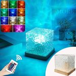 Ocean Wave Lamp, 16 Colors RGB Aurora Northern Lights Projector Lamp for Bedroom Living Room Decor