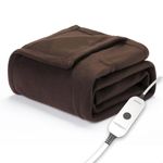 Sunbeam Fleece Heated Throw, Cheetah