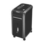 Fellowes 18 Sheet Paper Shredder for Office Use - 100% Jam Proof Cross Cut Shredder - 99Ci Shreds for 30 Minutes - Powershred Office Shredder with Large 34 Litre Pull-Out Bin - DIN Level P4 - Black