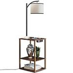 SUNMORY Rustic End Table Lamp with 