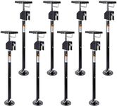 Garvee 8 Pack RV Slide Out Supports Jack with a Flat Top Support Block, RV Stabilizer Jacks Supports Up to 40,000lbs, 21"-49" Quick-Lift Adjustable - Drill & Hand Crank Compatible for Campers & RVs