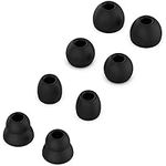 Aiivioll Replacement Silicone Eartips Earbuds Eargels Compatible for Beats by dr dre Powerbeats Pro Wireless Earphones (Black)