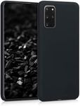 kwmobile Case Compatible with Samsung Galaxy S20 Plus Case - Soft Slim Protective TPU Silicone Cover - Black Matte