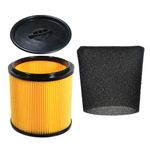 SPARES2GO Wet & Dry Cartridge Filter Kit compatible with Guild 16L 30L 8815785 GWD30 8642240 GWD30P Vacuum Cleaner