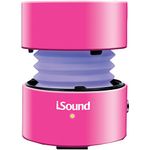 iSound Fire Glow Mini Wired Rechargeable Speaker - Pink