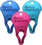 3 Pack Tick Remover Tool for Pets and Humans, Portable Tick Removal, Safe and Fast, Essential and Emergency Tool for Outdoor Activities, Effective and Painless