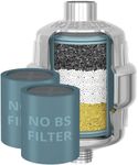 weAQUA Heavy Duty Shower Filter with Extra Replacement Cartridge – Advanced 99% Removal System for Hard Water, Chlorine, Fluoride & Heavy Metals – Universal Fit Shower Head Filter