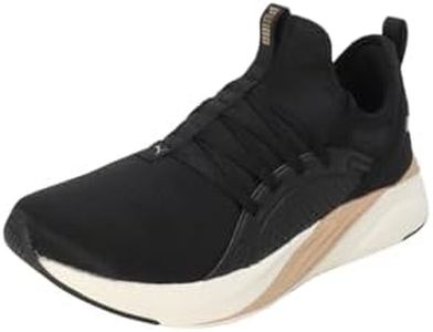 Puma Womens Softride Sophia 2 WN's res Black-Gold-Warm White Running Shoe - 6 UK (31188401)