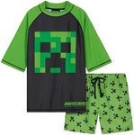 Minecraft Boys 2 Piece Swimwear Set