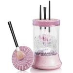 DARKFISH Electric Makeup Brush Cleaner & Dryer Machine | Automatic Cosmetic Brush Washing Spinner | Portable Beauty Tool for Foundation, Blush & Eye Brushes