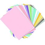 Sizzix Surfacez Patterned 665275, Double Sided Scrapbook Paper, 20 Colours, 8 1/4" x 11 3/4", 80 Pack, One Size