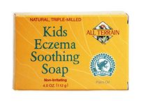 All Terrain Kids Eczema Soothing Soap Bar, 4oz, to Cleanse & Soothe Kids' Itchy, Irritated Skin