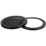 8-Inch 2-Piece Steel Mesh Speaker Grill - Black