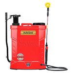 Balwaan Krishi BS-21 Battery and Manual 2 in 1 Knapsack Sprayer 12 Volts x 8 Ampere | 18 litres Tank Capacity | High Pressure Sprayer | Suitable for Spraying