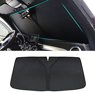 Parabrezza Interno Anteriore Auto Ombrello Parasole Per BMW 4 Series Gran Coupe 2014-2016 (F36), Aggiornato Protezione UV Isolamento Termico Pieghevole Visiera,Black