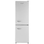 iio 11 Cu. Ft. Retro Refrigerator with Bottom Freezer (White, Right Hinge), ALBR1372WW-R