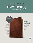 NLT Wide Margin Bible, Filament-Enabled Edition (Leatherlike, Dark Brown Palm, Red Letter)