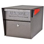 Mail Boss 7508 Curbside Mail Manager Locking Security Mailbox, Bronze
