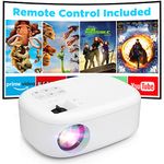 8500L Portable Projector for Home Theater Entertainment, Full HD 1080P Supported Mini Projector HDMI AV USB TV Stick Supported