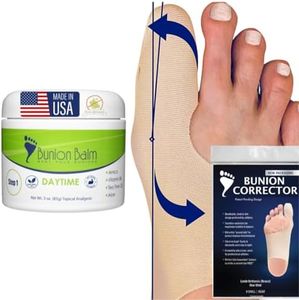 Bunion Bootie - Bunion Big Toe Corrector for Women - Small Right + Bunion Balm Day Bundle